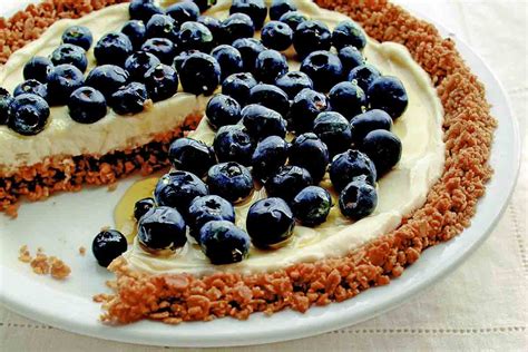 Blueberry Yogurt Pie with Granola Crust Recipe