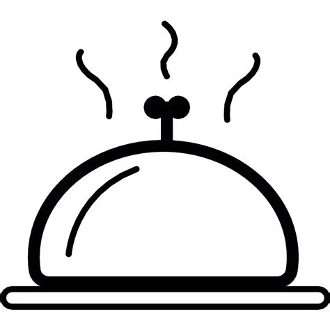 Covered Food Plate Vector Svg Icon Svg Repo