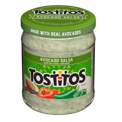 Tostitos Medium Avocado Salsa Dip 15 Oz King Soopers