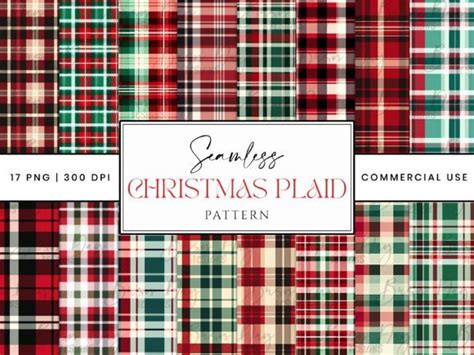 Christmas Plaid Pattern Background Graphic By Busydaydesign Creative