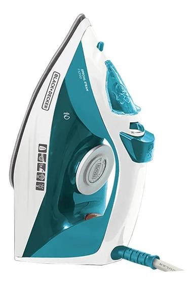 Ferro De Passar A Vapor Blackdecker Fx2100 Cor Azul Com Base