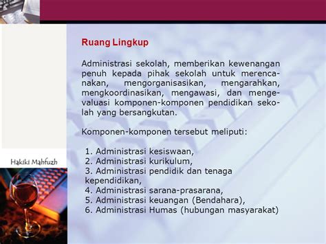 Ruang Lingkup Administrasi Sarana Dan Prasarana 2021