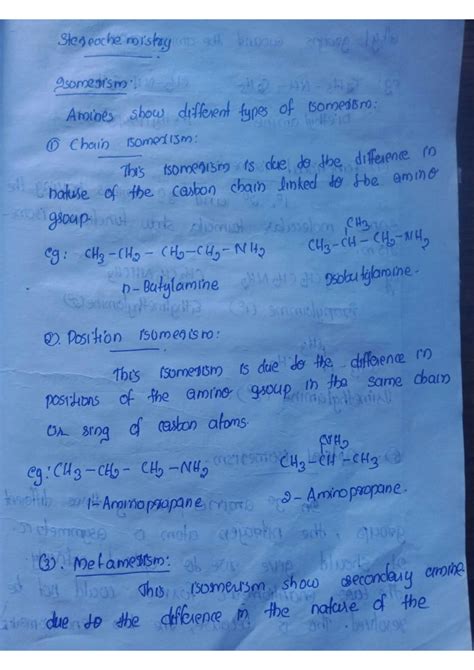 SOLUTION: Stereochemistry of amines - Studypool