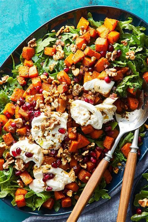 This Salad Recipe Incorporates Roasted Butternut Squash Creamy Burrata