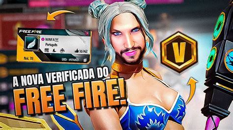 CONTEI TUDO COMO FOI PRA GANHAR O VERIFICADO DO FREE FIRE Ninfa FF