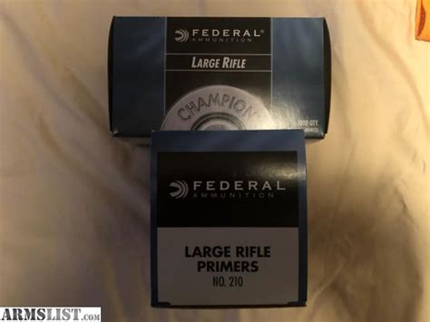 Armslist For Sale Federal Large Rifle Primers