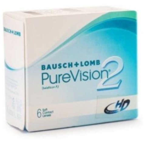 Bausch Lomb Pure Vision Hd Monthly Contact Lens Clear Pack Of