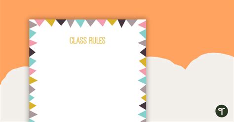 Class Rules Teach Starter