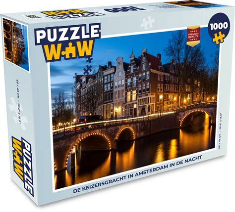 Puzzle Le Keizersgracht Amsterdam La Nuit Puzzle Puzzle