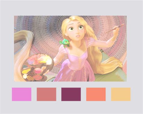 Disney Color Palettes Tumblr Disney Colors Disney Princess Colors