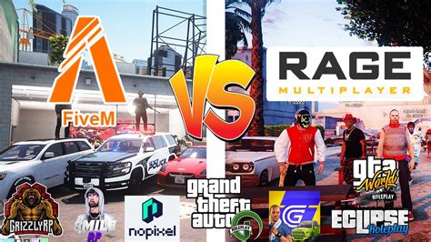 Ragemp Vs Fivem Which Is The Best Roleplay Server Best Rp Servers For