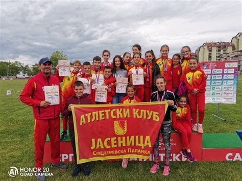 Atletičari Jasenice osvojili 10 medalja na Prvenstvu Centralne Srbije