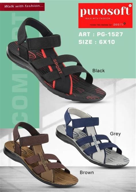 Purosoft Pg Mens Sandal Slipper Type Flip Flop At Rs Pair In