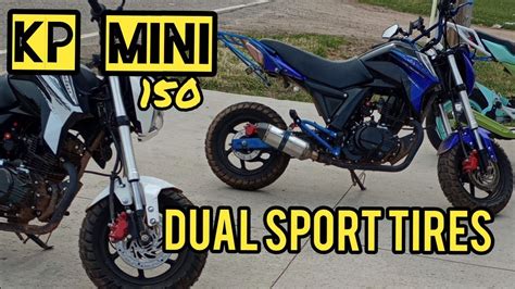 Duro Median Dual Sport Hf Tires On Kp Mini Cc Youtube