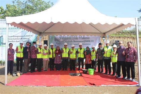 Unimus Gelar Peletakan Batu Pertama Pembangunan Gedung Kuliah Bersama