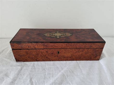 Inlaid Glove Box Napoleon Iii Brass Thuya Late Th Catawiki