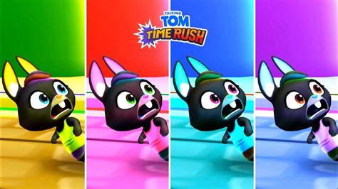 Talking Tom Time Rush 4x Becca Funny Race Colors Reaction Android IOS