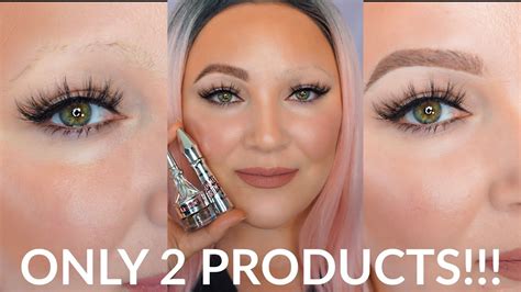 EYEBROW TUTORIAL USING ONLY 2 PRODUCTS TUTORIAL FOR SPARSE BROWS OR