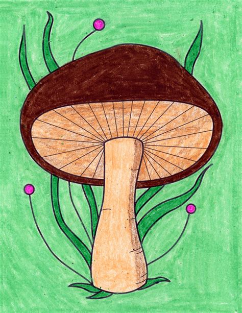 Mushroom From Mario Drawing