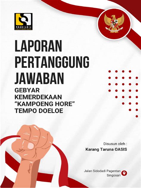 laporan kegiatan hut ri   rw