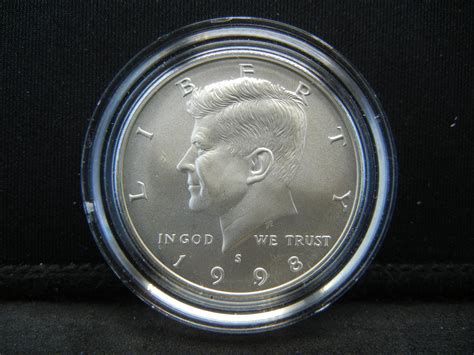 1998 S Matte Proof Kennedy Half Dollar Rare!!