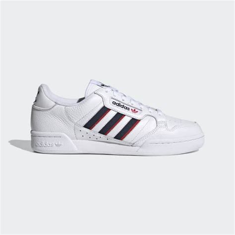 Adidas Continental Stripes Shoes White Adidas New Zealand