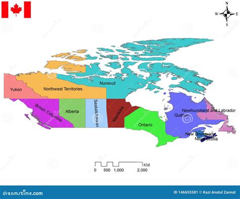 Canada Provinces And Territories Map