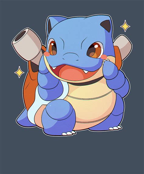 Blastoise Anime best seller Digital Art by Lan Nguyen - Fine Art America