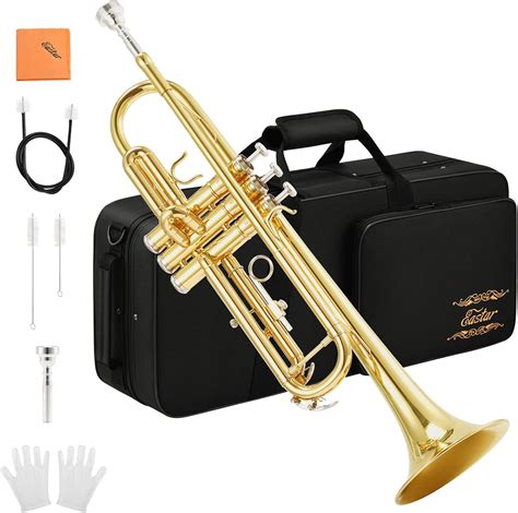 Eastar Bb Standard Trumpet Set For Beginner Brass Student Trumpet