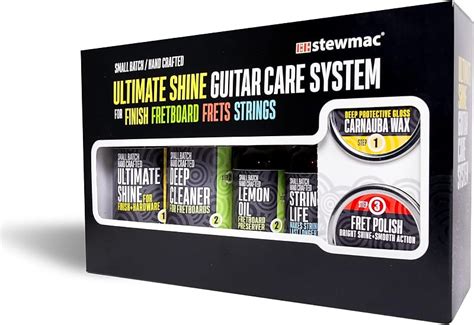 Stewmac Ultimate Shine Guitar Cleaning And Care System Kit Reverb