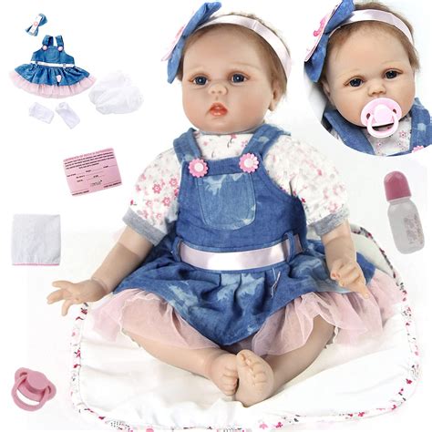 Buy Ziyiui Realistic Reborn Dolls 22 Inch 55 Cm Soft Silicone Vinyl