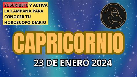 Tu Hor Scopo De Hoy Capricornio Enero Capricornio