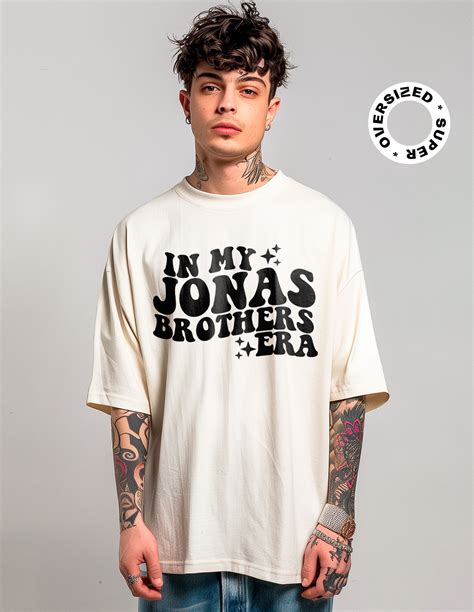 Camiseta Oversized Super Jonas Brothers Era Sensorial Camisetas