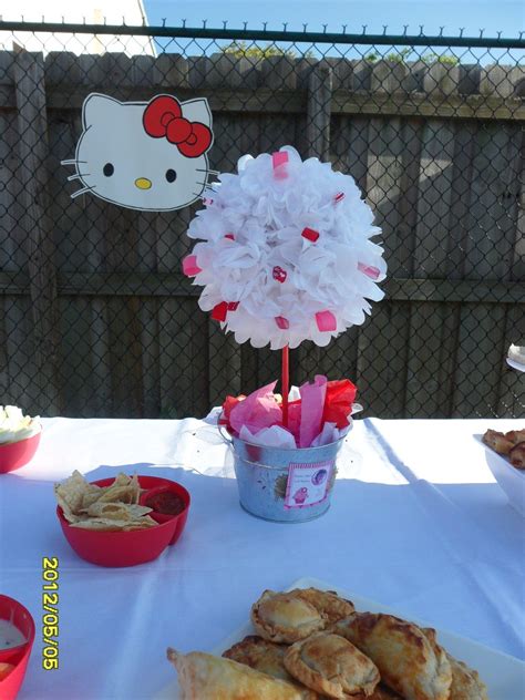 Hello Kitty Centerpiece Birthday Party Decorations By Nanas Hello