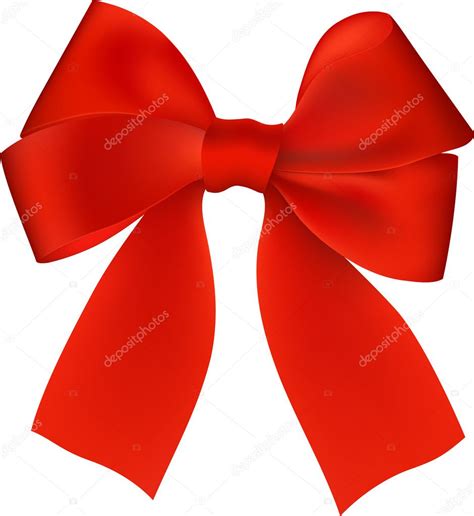 Realistic Red Bow Isolated Stock Vector Harlowbutler 13531600