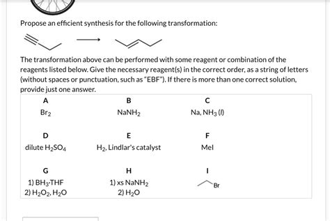 Solved Propose An Efficient Synthesis For The Following Transformation