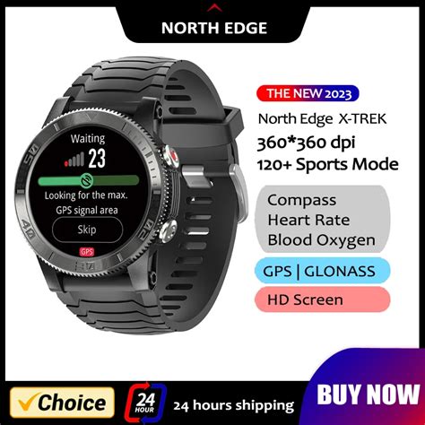 North Edge Rel Gio Inteligente Desportivo Masculino Gps X Dpi