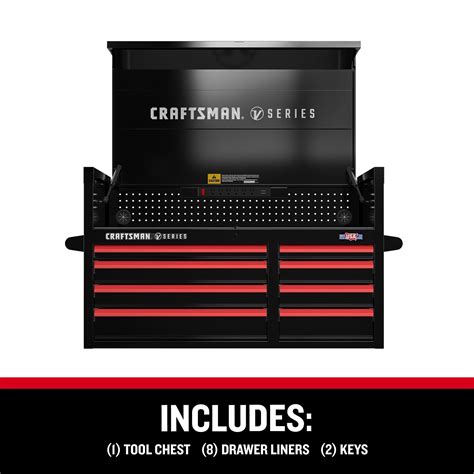 V SERIES 41 In Wide 8 Drawer Tool Chest CRAFTSMAN