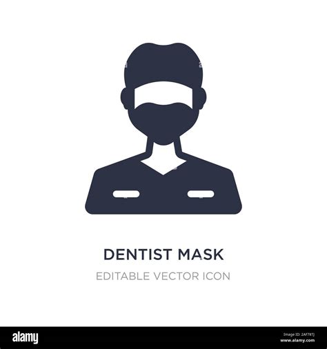 Dentist Mask Icon On White Background Simple Element Illustration From