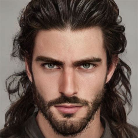 Brunette Hair Male Face Claim Artbreeder Portrait Character