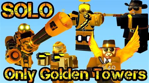 Solo Molten Mode Golden Towers With 10K Cash Starting Only Tower