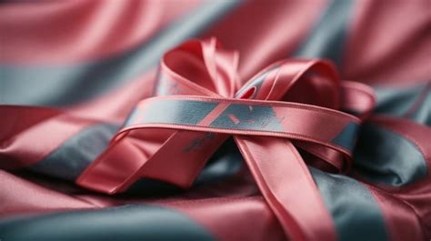 Pink Ribbon Breast Cancer Premium AI Generated Image