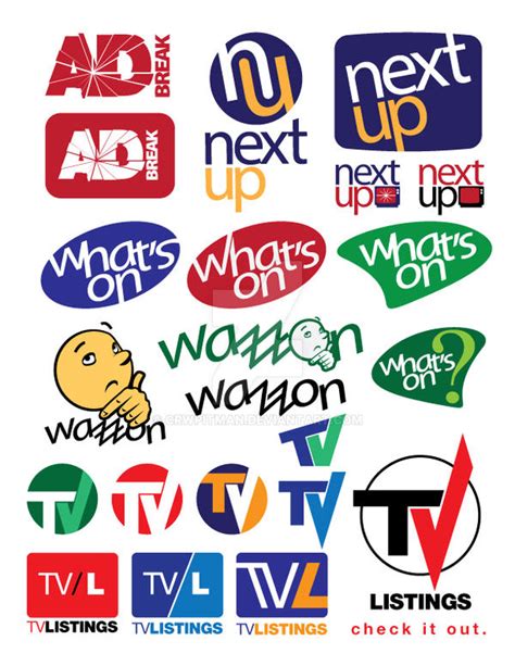 TV Listing Channel Logos by CRWPitman on DeviantArt