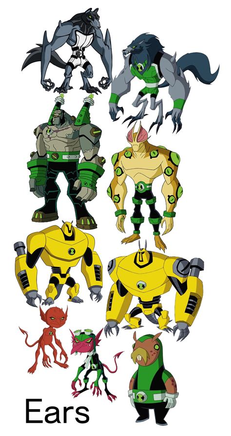 Ben 10 Omniverse Aliens Transformations