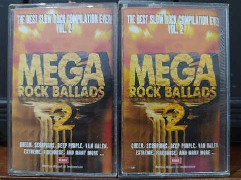 Jual Kaset License Lokal MEGA ROCK BALLADS THE BEST SLOW ROCK