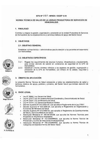 NORMA TECNICA DE SALUD 060 1 Pdf