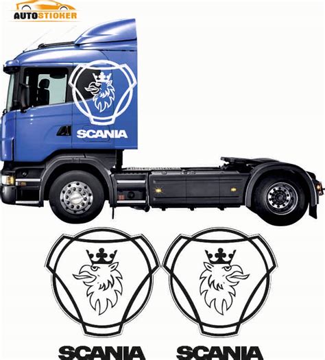 Naklejki Naklejka Scania Na KabinĘ Tir Model08 Za 250 Zł Z Radomska