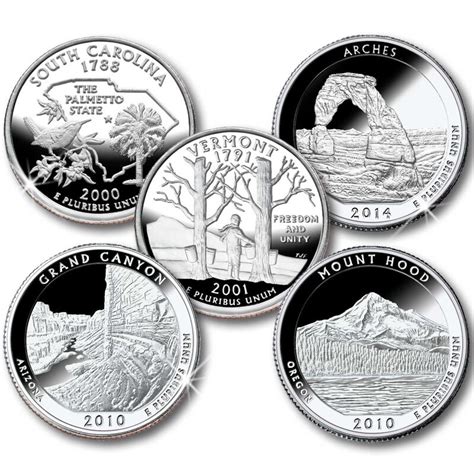 The Ultimate Silver Proof U.S. Quarter Collection