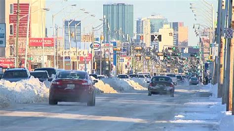 Cold Weather Hits Edmonton Region CTV News