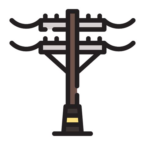 Poste Electrico Iconos Gratis De Arquitectura Y Ciudad